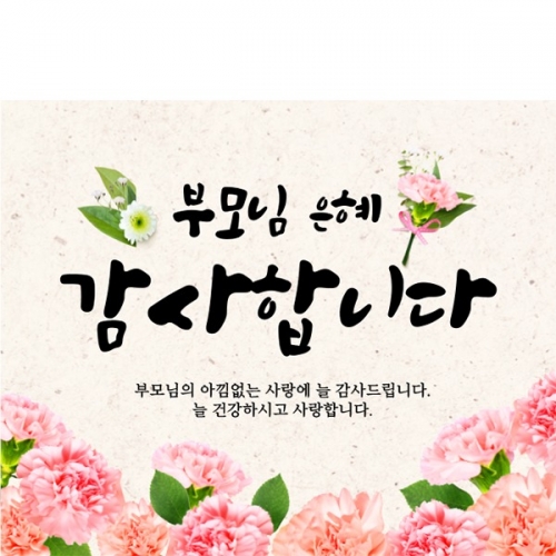 [파티붕붕] D5768 어버이날 현수막 / 부모님은혜 현수막 부모님 카네이션 포토존 제작