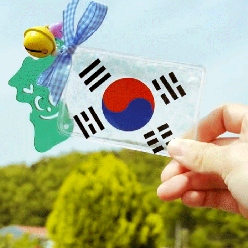 태극기 쉐이커 키링