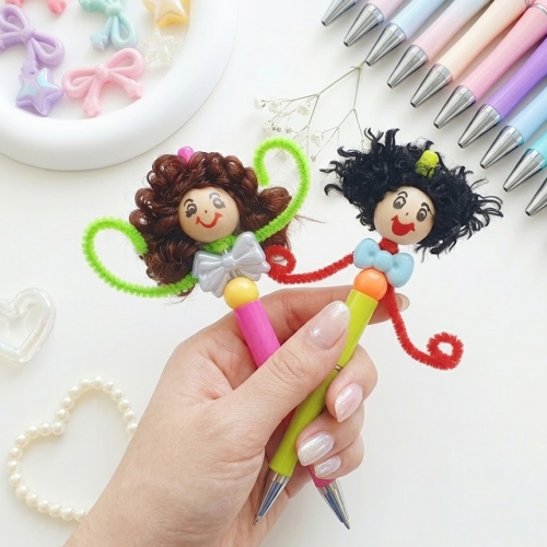 가족 얼굴 볼펜 만들기 DIY 세트 | 어린이 창의력 미술놀이 유치원 만들기 키트