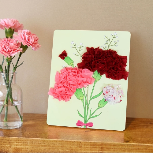 카네이션 만들기 DIY 패브릭 포킹 아트 키트 어버이날 스승의날