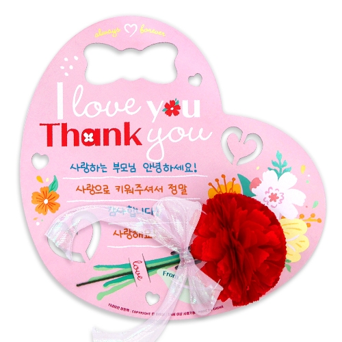 [하하당] 카네이션 하트백