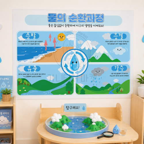 물의 순환과정 포스터