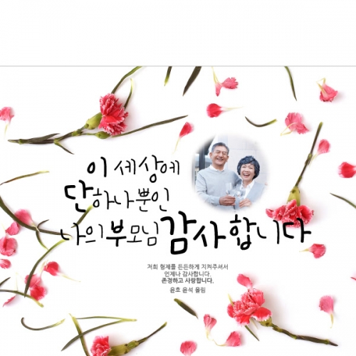 [파티붕붕] D903 현수막 / 어버이날현수막 가정의달현수막 환갑현수막 칠순현수막 플랜카드 선물