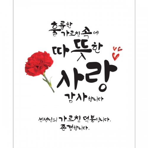 [파티붕붕] D1114 현수막 / 스승의날현수막 감사현수막 선생님선물 어버이날행사 유치원현수막 플래카드 제작