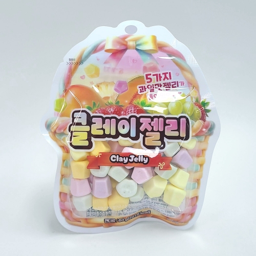클레이 젤리 5가지 과일맛 (젤리식품) 12개