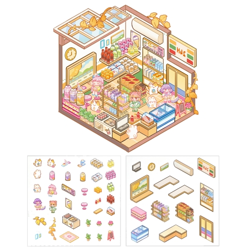 3D 입체 방꾸미기 DIY 스티커 (12개)