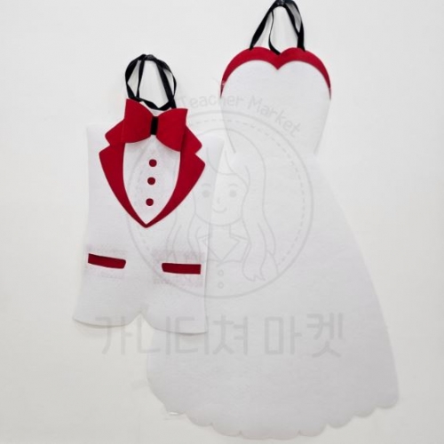 결혼식 신랑신부 예복(반제)