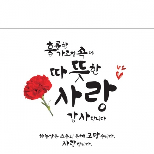 [파티붕붕] D1114 현수막 / 스승의날현수막 감사현수막 선생님선물 어버이날행사 유치원현수막 플래카드 제작
