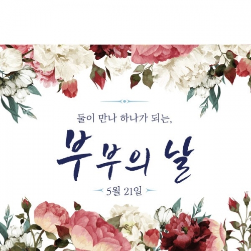 [파티붕붕] D2921 부부의날 현수막 / 어린이집 유치원 부부의날 포토존 결혼 기념일 프로포즈 현수막