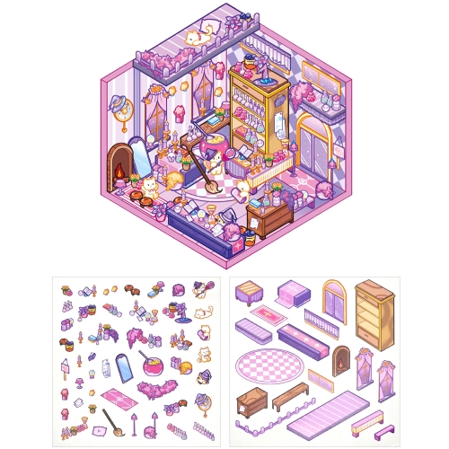 3D 입체 방꾸미기 DIY 스티커 (12개)