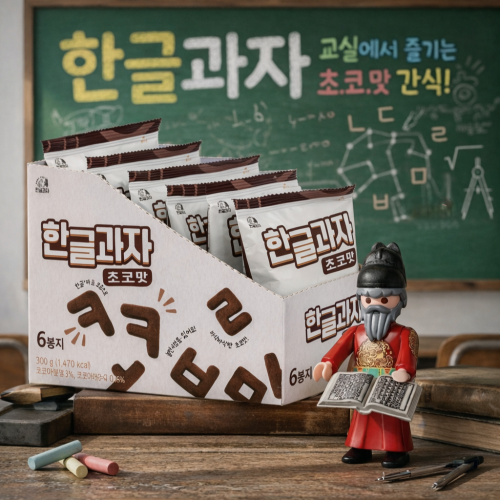 [더하모니XKalphabet] 한글과자 초코맛