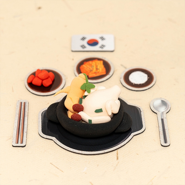 삼계탕 자석클레이