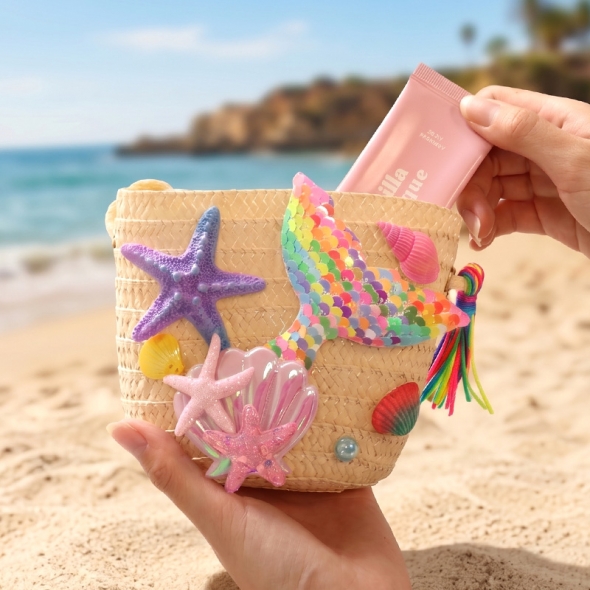 DIY 인어 라탄백 1set