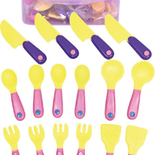 [두손] 소프트수저포크세트16pcs
