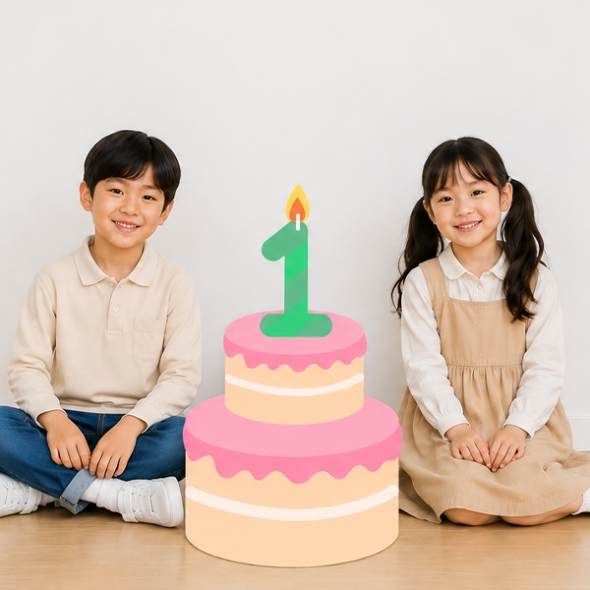 [파티붕붕] 축하케익 보드 173 / 생일 축하 입학 100일 등원백일 기념일 판넬 포토존 장식