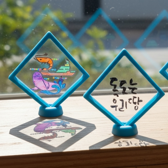 내맘대로그리는 썬캐쳐액자(2개) 독도만들기