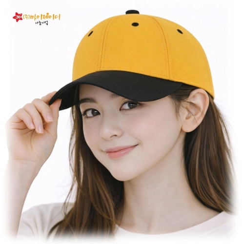 단체 행사 운동회 모자 캐쥬얼 볼캡 야구 모자 배색 캡모자 원단망사선택 JI-CD9