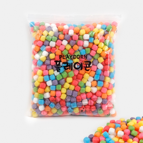 플레이콘 네모모양 리필800 혼합 4개 1세트