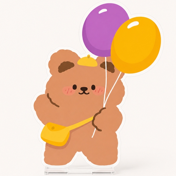 [파티붕붕] 파티 아기곰 보드 162 / 곰돌이 캐릭터 포토존 장식 어린이집 유치원 어린이날 행사 데코