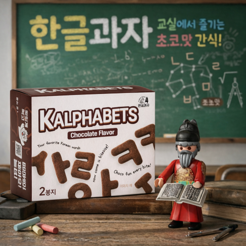 [더하모니XKalphabet] 한글과자 초코맛