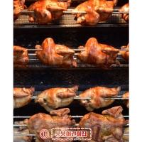 [파티붕붕] D4796 치킨 현수막 / 전기 통닭구이 현수막 바베큐 포토존 제작