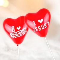 메이크문구 주일학교027 레터링풍선 JESUS