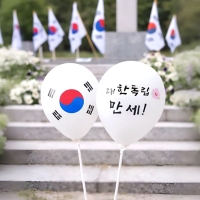 메이크문구 레터링풍선 나라사랑