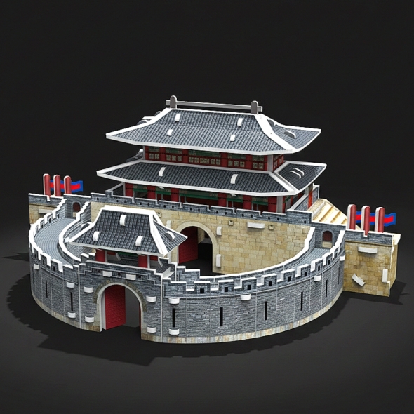 [Maskot Almacen] 한국사 3D 입체퍼즐 만들기 (수원화성 팔달문)