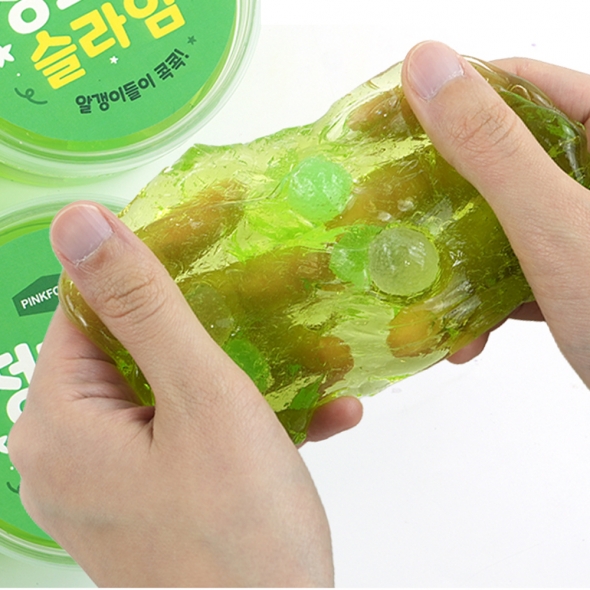 청포도 슬라임 KC인증 액체괴물 촉감놀이 (4000X3개)