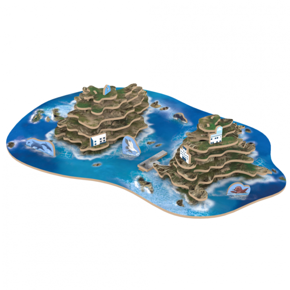 [Maskot Almacen] 대한민국 3D 입체퍼즐 만들기 (독도)