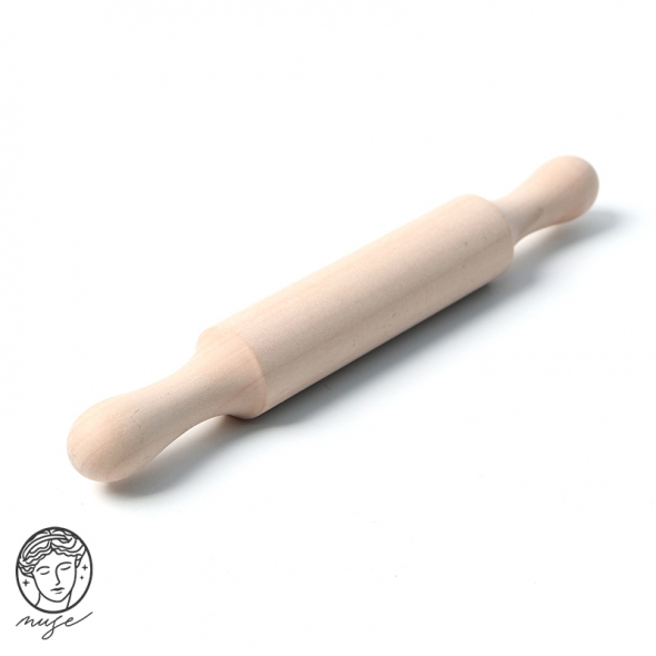 뮤즈 홈베이킹 반죽 키즈용 우드밀대 미니 5개입 / 20cm