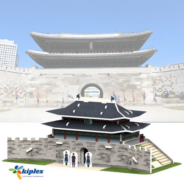 [Maskot Almacen] 한국사 3D 입체퍼즐 만들기 (숭례문 )