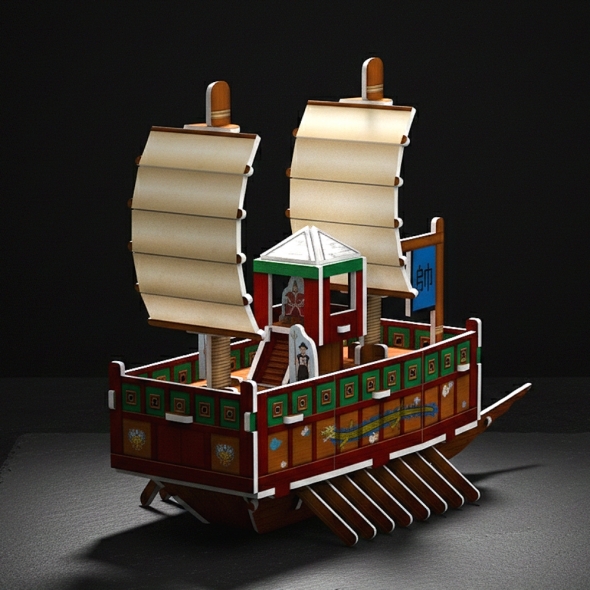 [Maskot Almacen] 한국사 3D 입체퍼즐 만들기 (판옥선)