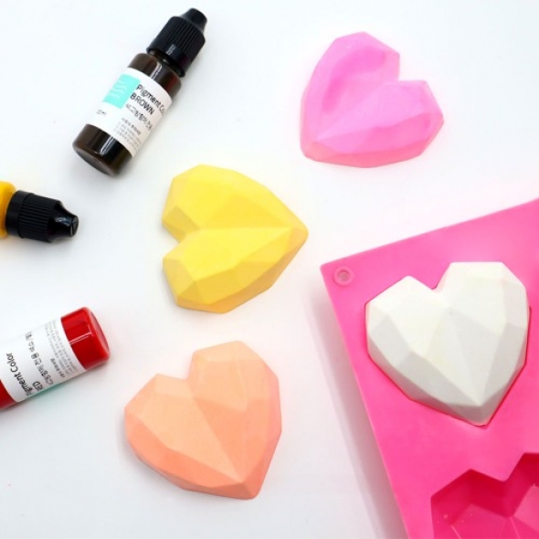 마타바 크리스탈하트 석고방향제 만들기 diy 키트(약 20개 작업가능)kit
