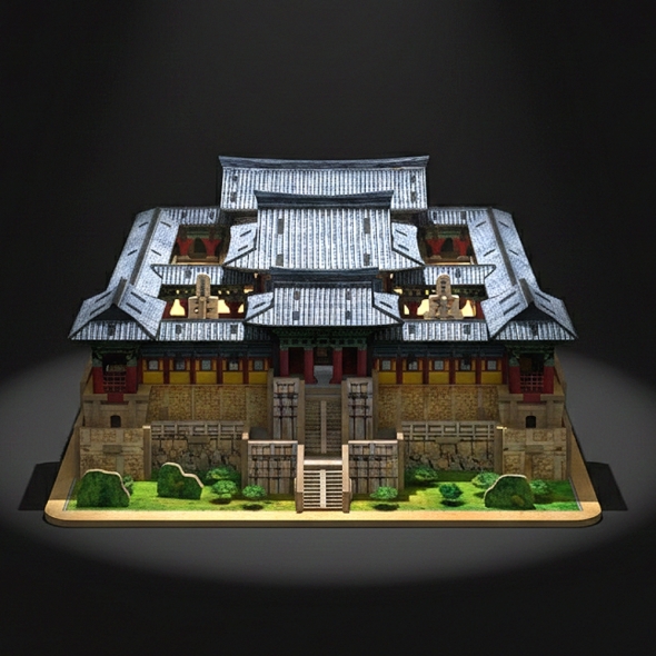 [복사] [Maskot Almacen] 한국사 3D 입체퍼즐 만들기 (불국사)