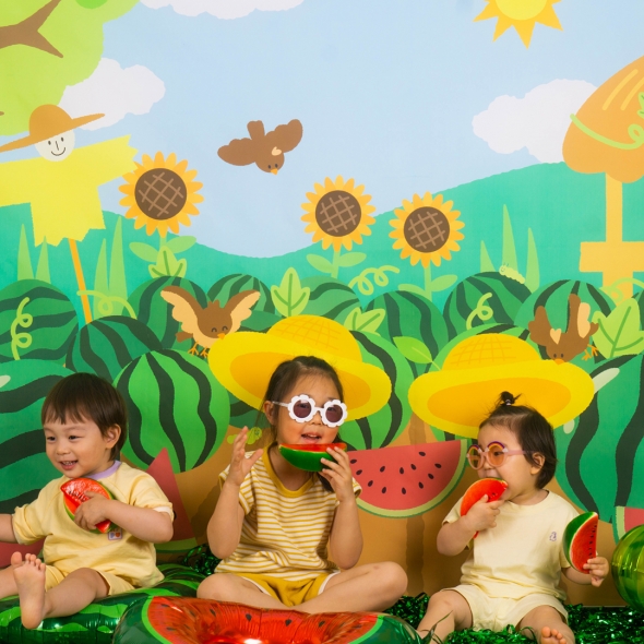 포토존 수박파티 대형 현수막 여름포토존 여름환경구성 풀세트