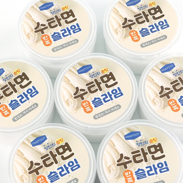 수타면 반죽 슬라임 촉감놀이 (3000X6개)