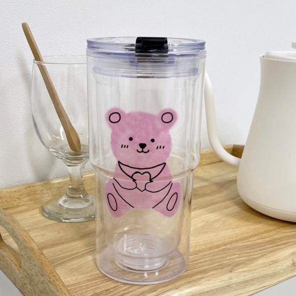 온도에 따라 색이 변하는 동물 텀블러 만들기 DIY 키트