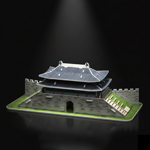 [Maskot Almacen] 한국사 3D 입체퍼즐 만들기 (숭례문 )
