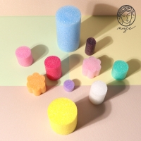 꽃모양 백업 스티로폼막대 4cmx50cm 10컬러 / 컬러옵션 빽업 가래떡스펀지