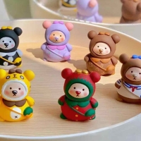 DIY 석고곰 색칠하기 40x55mm + 아크릴 물감 세트