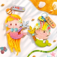 인어 키링 만들기 5set