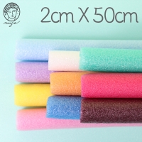뮤즈 백업 스티로폼막대 2cmx50cm 11종 / 컬러옵션 빽업 가래떡스펀지
