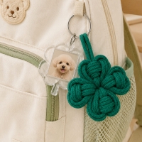 DIY 네잎클로버 양말목 액자 키링 만들기 / 선물 만들기 시니어 만들기 수업 만들기 키트