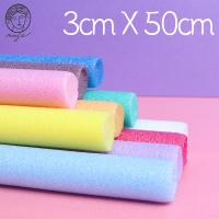 뮤즈 백업 스티로폼막대 3cmx50cm 11종 / 컬러옵션 빽업 가래떡스펀지