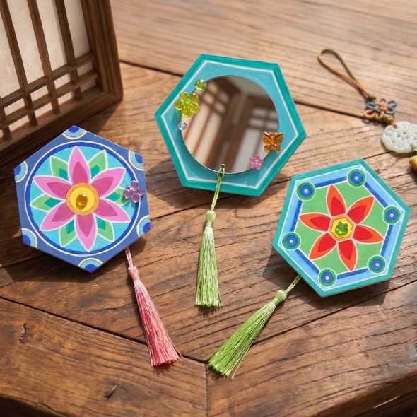 전통 손거울 5set