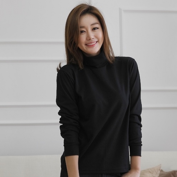 가을 겨울 이너웨어 베이직 프리미엄 양면목폴라 긴팔 성인용(3색)