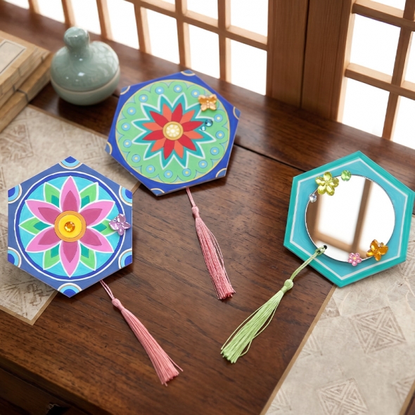 전통 손거울 5set