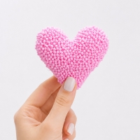 레인보우 폼폼말랑이 / 6색세트 쫀득 주물럭 스트레스볼 슬라임
