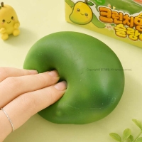 크런치 망고 슬랑이 / 변색 망고 말랑이 스트레스볼 주물럭 촉감놀이